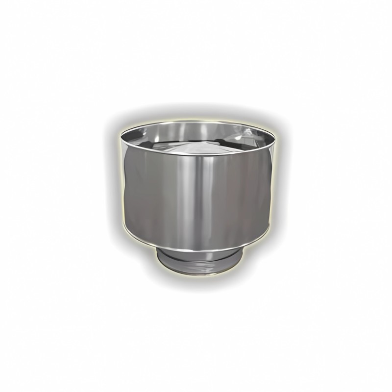 Comignolo Antivento Femmina - Inox 304