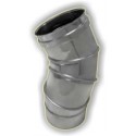 Curva regolabile monoparete acciaio inox 316 sp 5/10