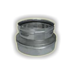 Riduzione F/M  monoparete acciaio inox 316 sp 5/10